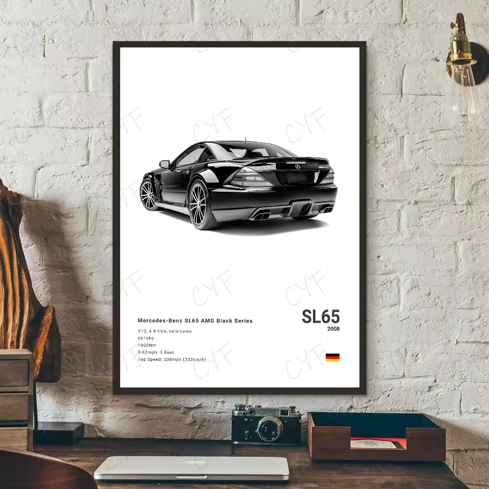 Tableau voiture de collection Mercedes