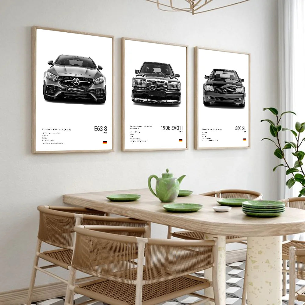 Tableau voiture de collection Mercedes