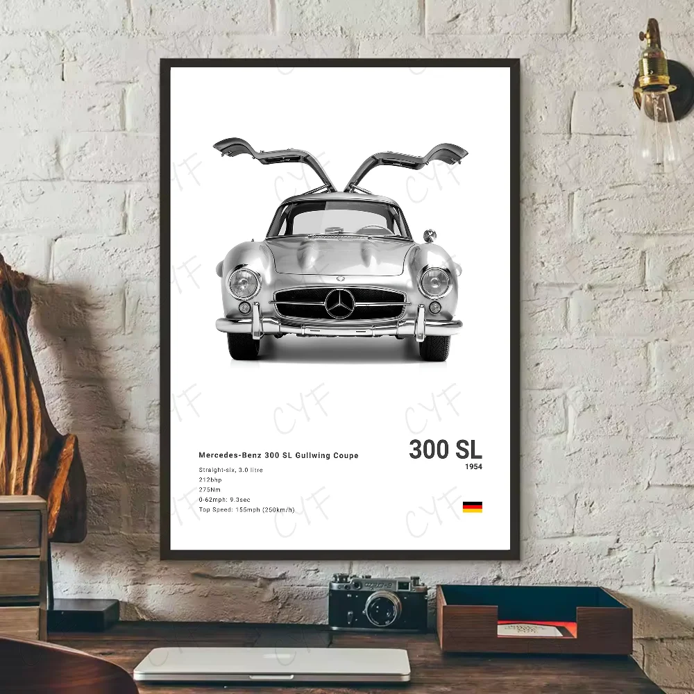 Tableau voiture de collection Mercedes