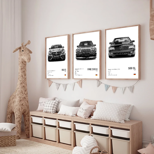 Tableau voiture de collection Mercedes
