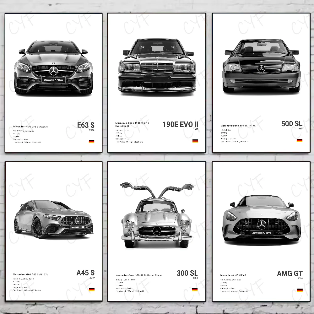 Tableau voiture de collection Mercedes