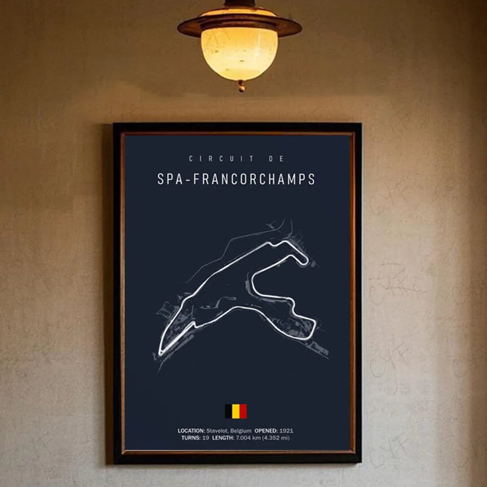 Tableau circuit F1