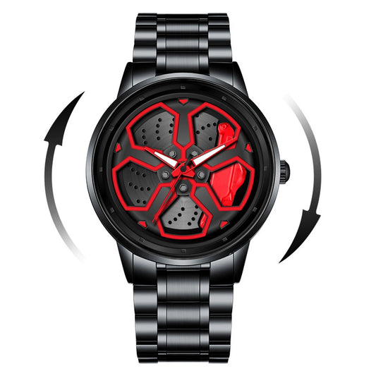 Montre jante rotative